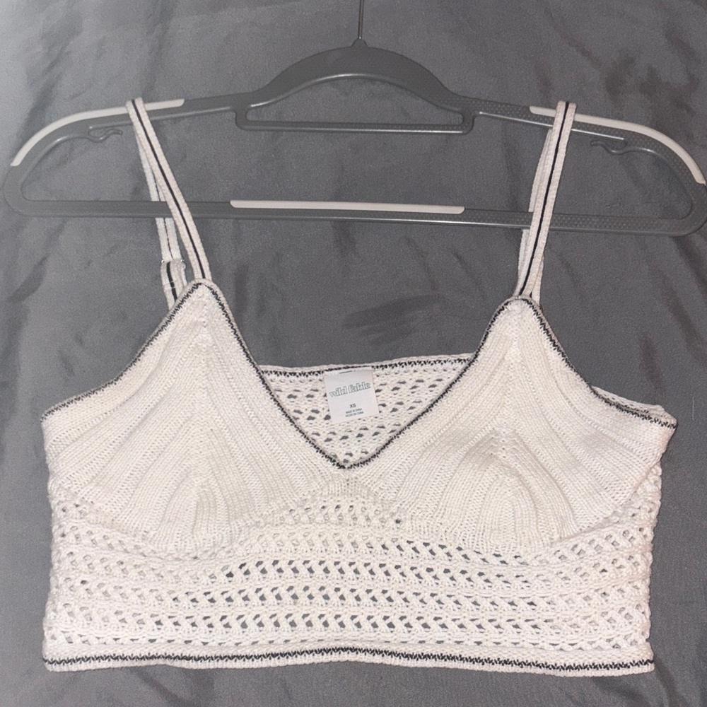 Wild Fable White Knit Camisole